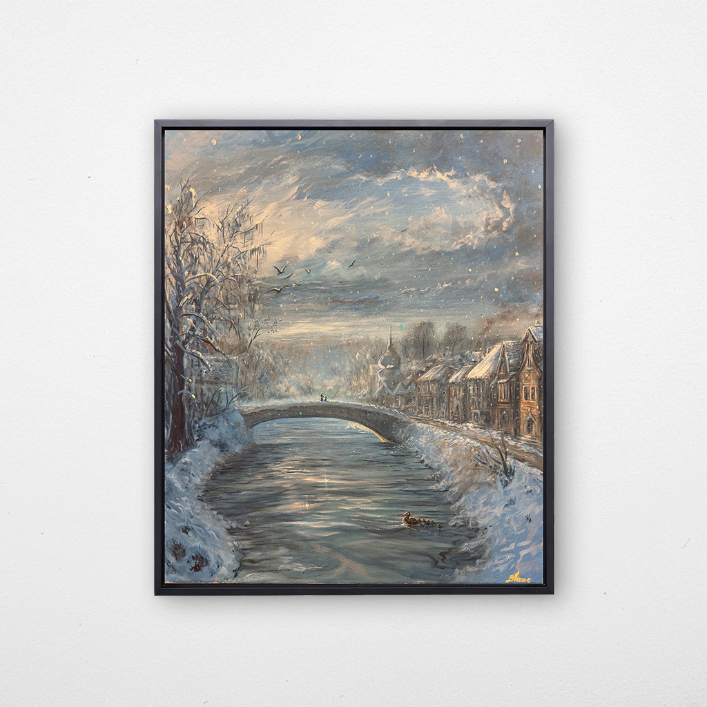 MEIN HEIMATDORF IM WINTER, ALS DIE WELT NOCH IN ORDNUNG WAR